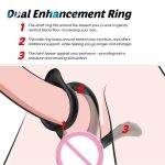Dual Enhancement Penis Ring With Prostate Massager - Image 3
