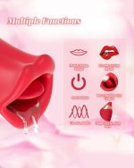 Lurevibe -Rose Muncher Powerful Sucking Vibrator Dildo Women's Tongue Licking - Image 5