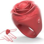 Rose Mini Vibrator Clitoral Nipple Stimulator for Couple flirting