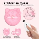 Kitty Cat Nipple Clamp Vibrators Breast Massager with Remote Control - Image 5