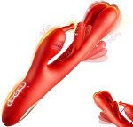 3 IN 1 Rabbit Flapping G Spot Clitoral stimulation Vibrator