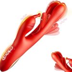 3 IN 1 Rabbit Flapping G Spot Clitoral stimulation Vibrator