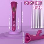 4 IN 1 Rose Muncher Rabbit Vibrator Licking Vibrating Flapping Clit Nipple Stimulator - Image 7