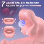 3 in 1 Rose Muncher Rabbit G Spot Vibrator with 6 Wiggling 7 Licking & 10 Vibrating Modes - Image 4