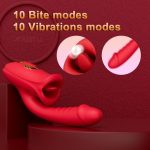 Lurevibe - Rose Muncher Bite Vibrator G Spot Clitoris Stimulator - Image 5