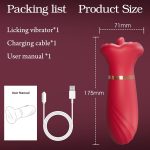 Oral Love 3 Tongue Thrusting Licking Clit Stimulation Vibrator - Image 6