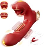 Pull Ring Rose Muncher Biting Tongue Flapping G Spot Vibrator