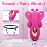 Thong Butterfly Panty Wearable Vibrator Mini Discreet Sex Toys for Women - Image 6