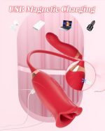 Lurevibe -Rose Muncher Powerful Sucking Vibrator Dildo Women's Tongue Licking - Image 2