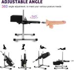 Silent sex machine 70W powerful 7cm adjustable premium thrust dildo machine 3 attachments - Image 4