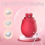 Lurevibe - Rose Juliet - Double Tongue Lick Shaker clitoral nipple orgasmic sex toy - Image 6