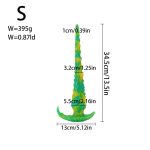 13.5‘’ Long Dildo Huge Anal Plug Monster Fantasy Knot Dildos - Image 8