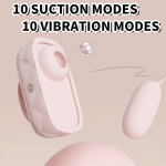 Cute Purse Split Suction Vibration Egg Clitoral G-spot Vibrator - Image 3