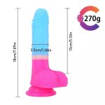 7.09‘’ Strap-on Dildo Leopard Belt For Lesbian Couple - Image 7