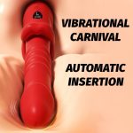 MizzZee Silicone Soft Big Mouth Telescopic Stick Massage Vibrator - Image 5