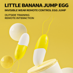 Banana-shape Mute Portable Muti-frequency Wearable Remote Control Women Vibrator - Image 6