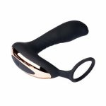 Vibrating Prostate Massager Anal Vibrator with Cock Ring & Remote - Image 4