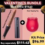 [Valentine's Best Deal] Save $14.43 - Baseball Thrusting Dildo & Rose Tapping Toy