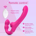 Lurevibe - 3-in-1 Rose Clit Stimulator Dual Motor Shock Panty Vibrator - Image 6