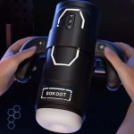 Sokoot Handheld Telescopic Sucking Heating Male Penis Stroker - Image 5