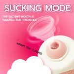 Peachy Bunny Ice Cream Cone Clitoral Suction Heating Vibrator - Image 2