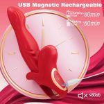 Alice 3 In 1 Thrusting Vibrating Rabbit G Spot Vibrator - Image 7