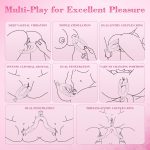 7.5‘’ Double Ended Vibrating Rose Dildo Anal Dildo with 10 Vibrating Modes - Image 3