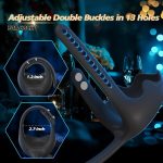 3-in-1 Vibrating Testicle Taint Anal Stimulator with Adjustable Vibrating Cock Ring - Image 4