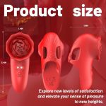 Rose Finger Vibrator G Spot Clitoral Stimulator for Couple Flirting - Image 6