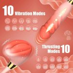 Mushroom 2 Pro Clit Nipple Vibration G Spot Thrusting Vibrator - Image 3
