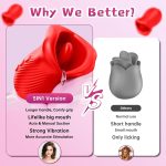 Omysky Rose Muncher - Mouth Biting Tongue Licker Clitoral Vibrator - Image 5