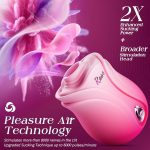 Rose Toy Nipple Clitoral Sucker Vibrators With APP Control - Image 3