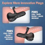 3 In 1 Vibrating Adjustable Penis Ring Vibrator - Image 5