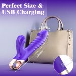 APP-Controlled 9 Pulsing Thrusting Rabbit G Spot Vibrator - Image 8