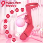 Rose Finger Vibrator 2 in 1 Finger Vibrator 9 Modes G - Spot Stimulation Waterproof - Image 3