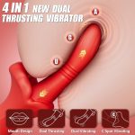 LipLuxe Mouth Clitoral Vibration Thrusting G Spot Vibrator - Image 2