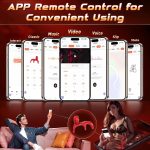 Vibrating Penis Ring Clitoral Vibratorwith 9 Vibration Modes App Remote Control - Image 6