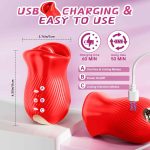 Omysky Rose Muncher - Mouth Biting Tongue Licker Clitoral Vibrator - Image 6