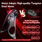 Detachable Design Vibrating Cock Penis Ring With Anal Plug for Couple - Image 7