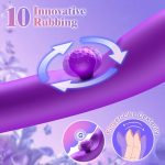 3 In 1 Rabbit Vibrator 360°Rotation Clitoral G Spot Stimulator - Image 3