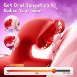 Upgraded Rose Muncher 5 In 1 Thrusting Clitoral G Spot Vibrator - Image 3