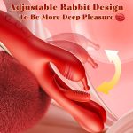 3 IN 1 Rabbit Flapping G Spot Clitoral stimulation Vibrator - Image 5