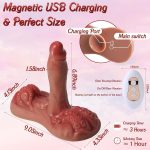 4 in 1 Sit and Ride Monster Dildo Vibrator with Remote Control - Image 7