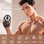 Vibrating Dual Cock Ring with Adjustable Beads - Image 4