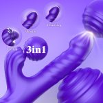 APP-Controlled 9 Pulsing Thrusting Rabbit G Spot Vibrator - Image 3