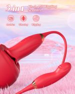 Lurevibe -Rose Muncher Powerful Sucking Vibrator Dildo Women's Tongue Licking - Image 8