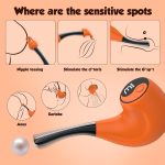 Pipe LED Screen Clit G-Spot Nipple Vibrator Sexual Pleasure Tool - Image 4
