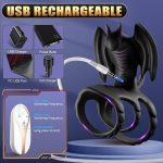 Penis Rings Dragon-Shape Male Sex Toys with 10 Vibration Modes - Image 8