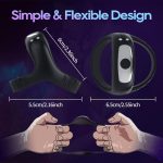 Lurevibe - Vibrating Cock Ring with APP, Triangular Penis Ring with 10 Vibration Modes - Image 3