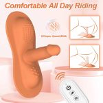 Ride-on Vibrating Clit Anal G Spot Stimulation Dildo Sex Machine - Image 6
